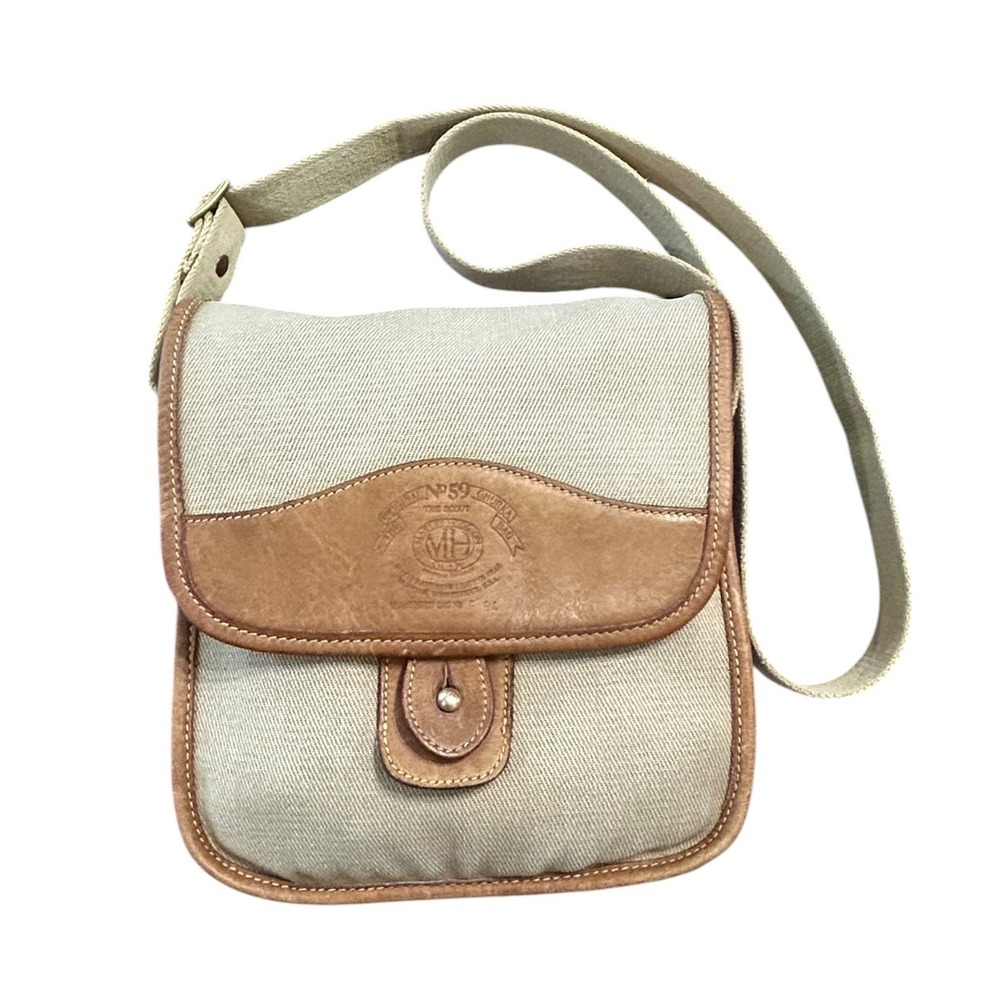 The Original No.59 Ghurka Bag The Scout Bag Khaki Leather Crossbody Vintage